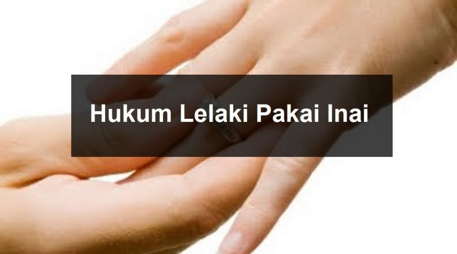 hukum lelaki pakai inai