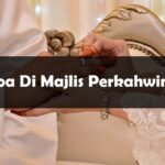 doa di majlis perkahwinan
