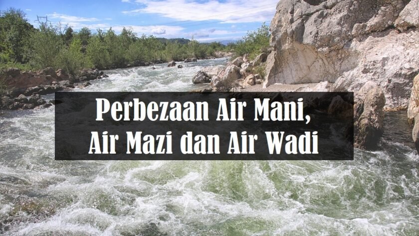 Perbezaan Air Mani Air Mazi Dan Air Wadi Aku Muslim
