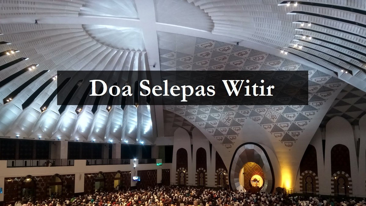 doa selepas witir